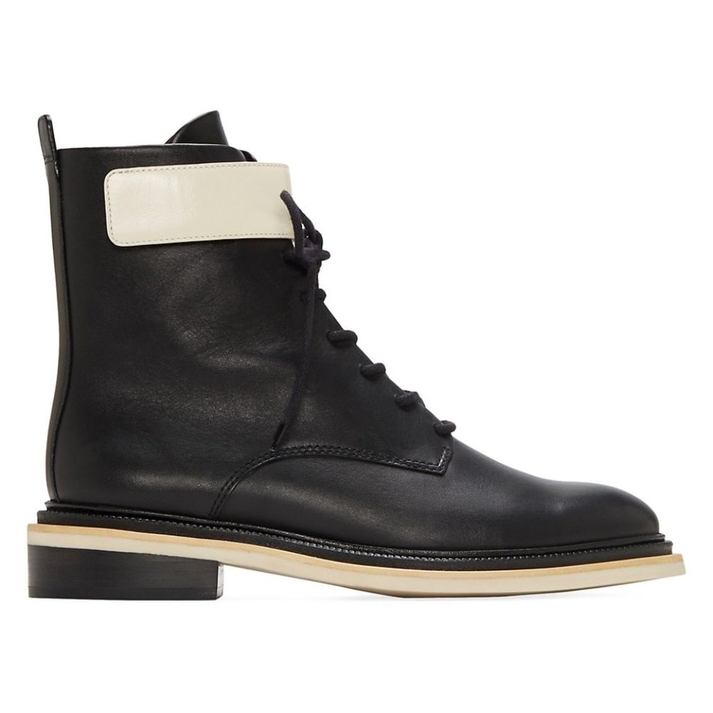 Mercedes Castillo Renah Leather Combat Boots 8.5